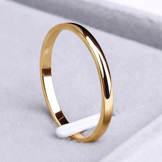 Ava™ | Simple Gold & Silver Ring