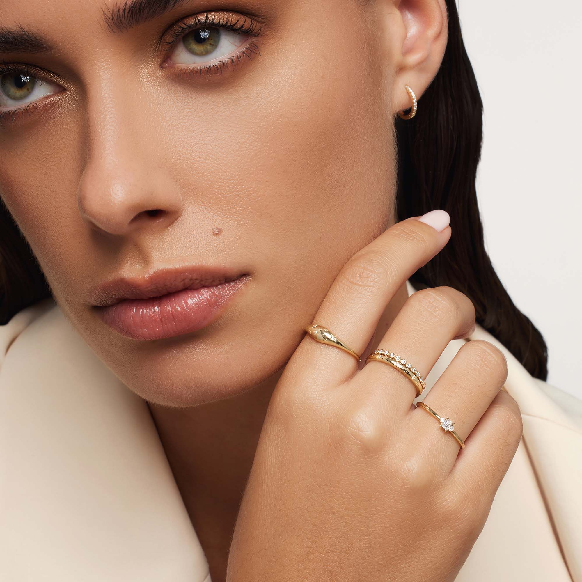 Dome™ | Gold Diamond Ring